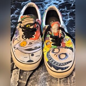 Vans x Disney Tim Burton Nightmare Before Christmas Shoes Men’s 9.5 Women’s 11